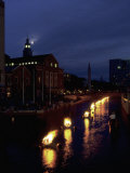 Waterplace Park at Night  Providence  RI