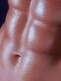 Detail of a Man's Abdominal Muscles