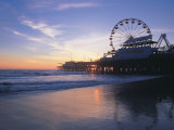 Pier Sunset  Santa Monica  CA