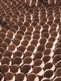 Pottery Drying in the Sun  Tamegrout  Morocco