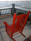Rocking Chair Overlooking Fernardina Harbor  FL