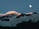 Moon Over Glacier  AK