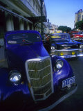 Classic Cars on Street  Havana  Cuba