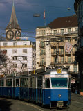Streetcar  Zurich  Switzerland