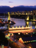 Granville Island  Dusk  Vancouver  BC  CAN