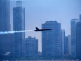 Blue Angels Jet During Chicago Water and Air Show