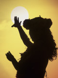 Polynesian Dancer  Ahu Tahai  Easter Island