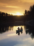 People Canoeing  Basswood Lake  Boundary Waters