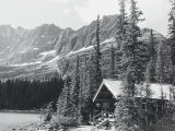Cabin and Mts at Lake O'Hara