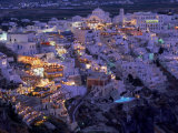 Santorini at Night  Greece