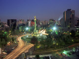 Aerial View of Mexico City at Night  Mexico