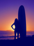 Surfer Girl  Silhouette
