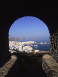 Archway from Town Castle  Mykonos  Greece