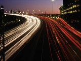 Motion Image of Cars on City Street