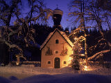 Christmas Chapel Model  Bavaria  Germany