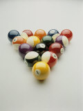 Pool Balls Racked Up