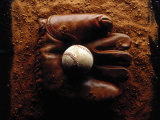 Baseball in Antique Glove