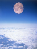 Moon Above the Clouds