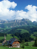 Church and House  Emmental  Switzerland