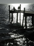 Early Morning Fishing  Cedar Key Pier  FL