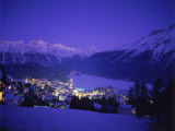 St Moritz at Night  Switzerland