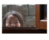 Girl at Screen  Tibetan Childrens Village