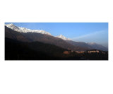 Himalayas rise above Dharamsala