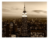 Empire State Building And Midtown At Night