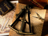 Charts  Books  and Various Tools Used in Map Making