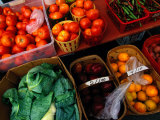 Farm Produce at a Local Farmers Market