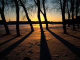 Twilight Winter View Near St Petersburg