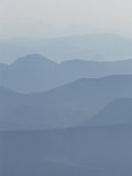 Hazy Mountain Ridges in Provence