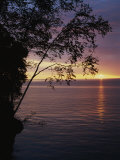 The Sun Sets on Lake Superior in the Apostle Islands