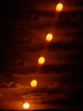 Time-Elapsed View of the Sun Setting