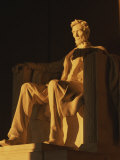Abraham Lincoln Statue in Lincoln Memorial  Washington  DC