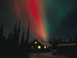 The Aurora Borealis Colors the Sky