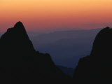 The Chisos Mountains at Sunset