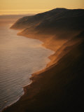 Aerial View of Waves Upon the Coast of Californias King Range