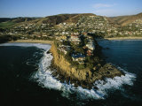 An Aerial View of a Housing Development in Orange County  California
