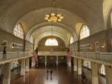A View of the Great Hall on Ellis Island