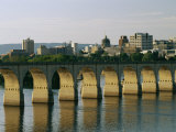 Downtown Harrisburg and Walnut Street Bridge