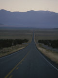 The Desolate Highway 50 Near the Nevada-Utah State Line