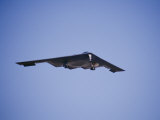 A Stealth Bomber is Shown with its Landing Gear Down During the 50Th Air Force Anniversary Air Show