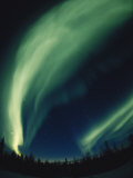 The Aurora Borealis Creates Fantastic Swirls of Light in the Northern Sky