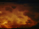 Lightning Bolts Crack Across a Menacing Sky Above Lake Tanganyika