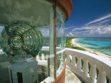 Lens in the Lighthouse Tower at South End of Cozumel