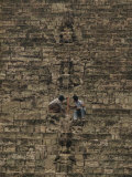 Archeologists Measure the Ruin of the Mayan Hieroglyphic Stairway
