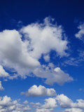 White  Fluffy Clouds Near Carnarvon National Park in Queensland