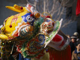 Dancing Dragon in a Chinese New Year Parade