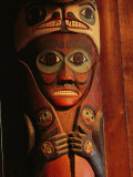 Detail of House Post in the Totem Bight Clan House